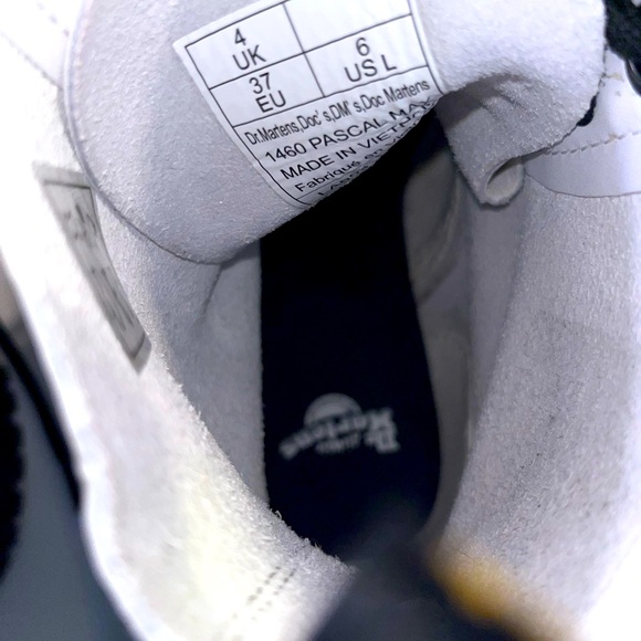 Dr. Martens White 1460 Pascal Max Platform Boots, women’s size 6 - Picture 6 of 10